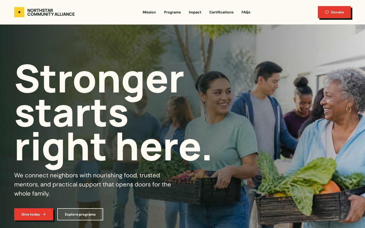 Northstar Community Alliance — Non-profits
