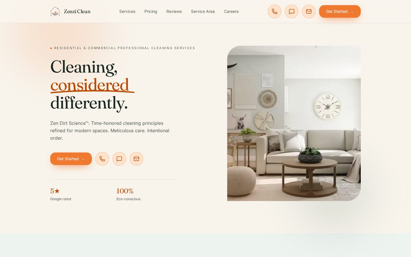 Zenzi Clean — Professional cleaning services