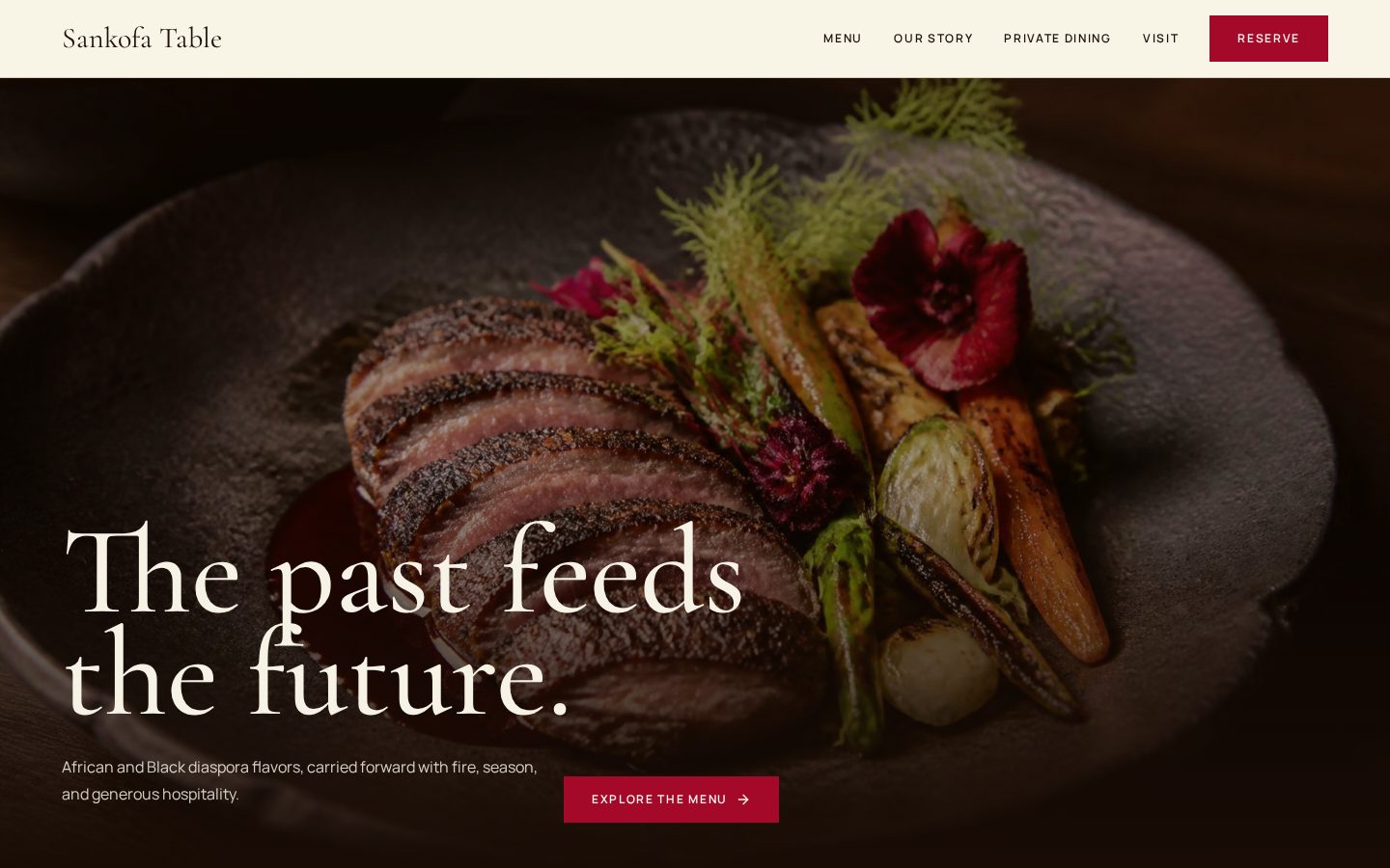 Sankofa Table — Black-owned restaurants & cafes